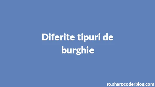 Diferite tipuri de burghie - Thumbnail
