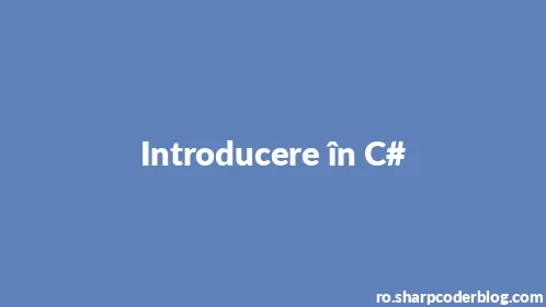 Introducere în C# - Thumbnail