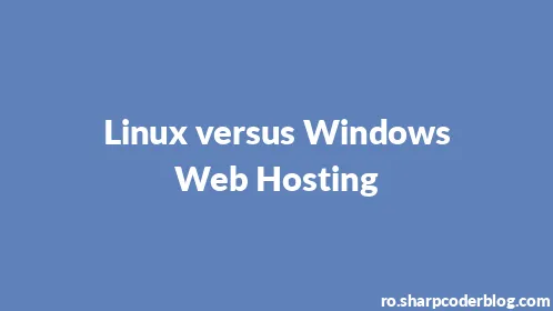 Linux versus Windows Web Hosting - Thumbnail
