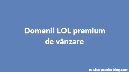 Domenii LOL premium de vânzare - Thumbnail