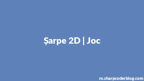 Șarpe 2D | Joc - Thumbnail