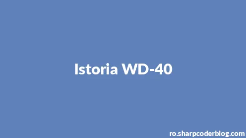Istoria WD-40 - Thumbnail