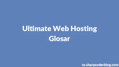 Ultimate Web Hosting Glosar - Thumbnail