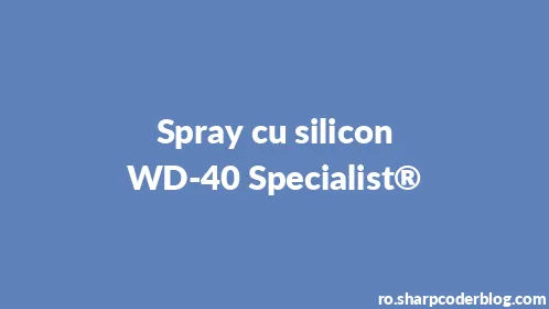 Spray cu silicon WD-40 Specialist® - Thumbnail