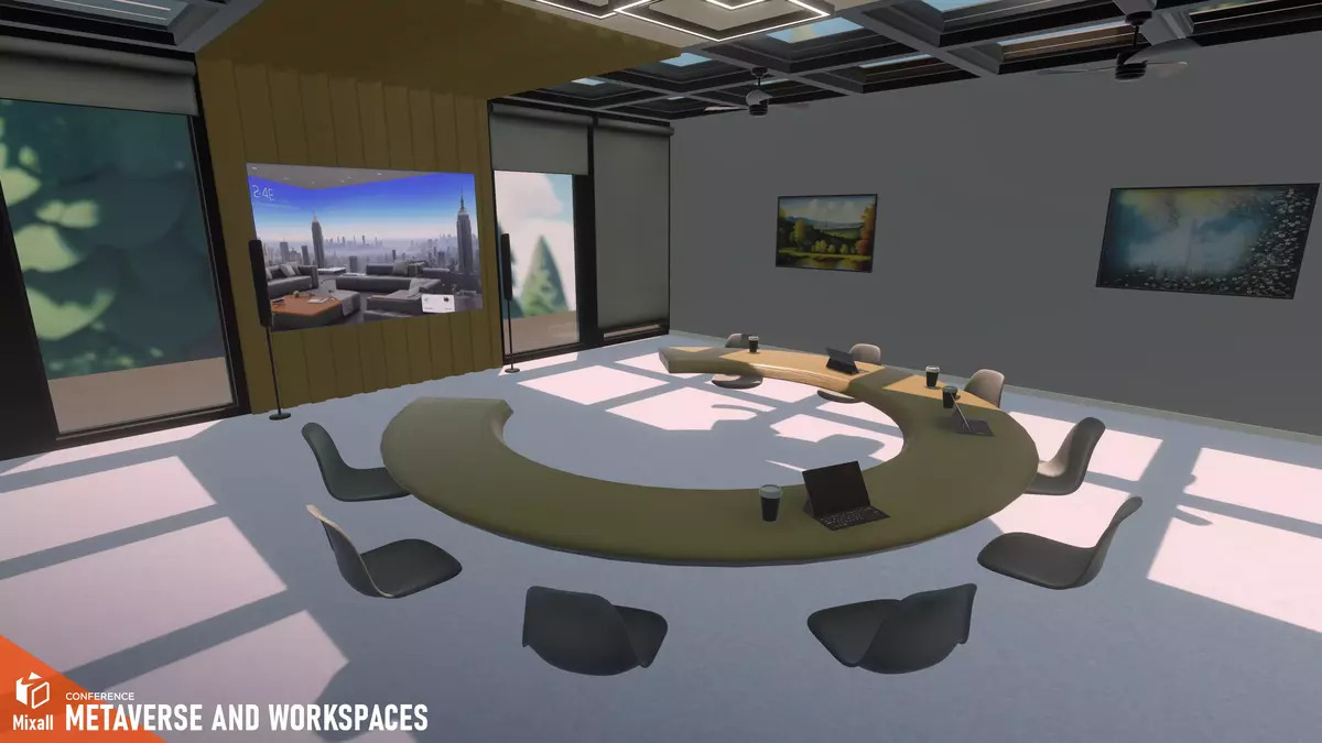 Metaverse și spații de lucru - Conferință - Pachetul Unity Asset Store.