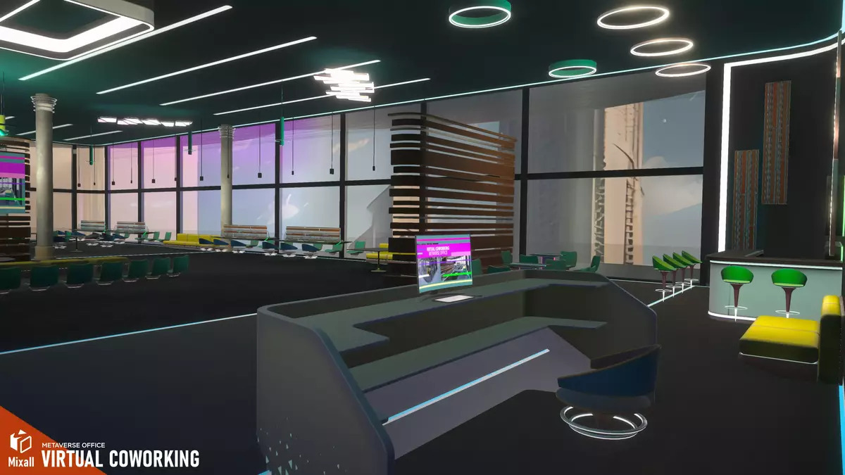 Virtual Coworking - Metaverse Office - Pachetul Unity Asset Store.
