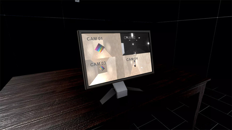 Sistem de camere de securitate în Unity.