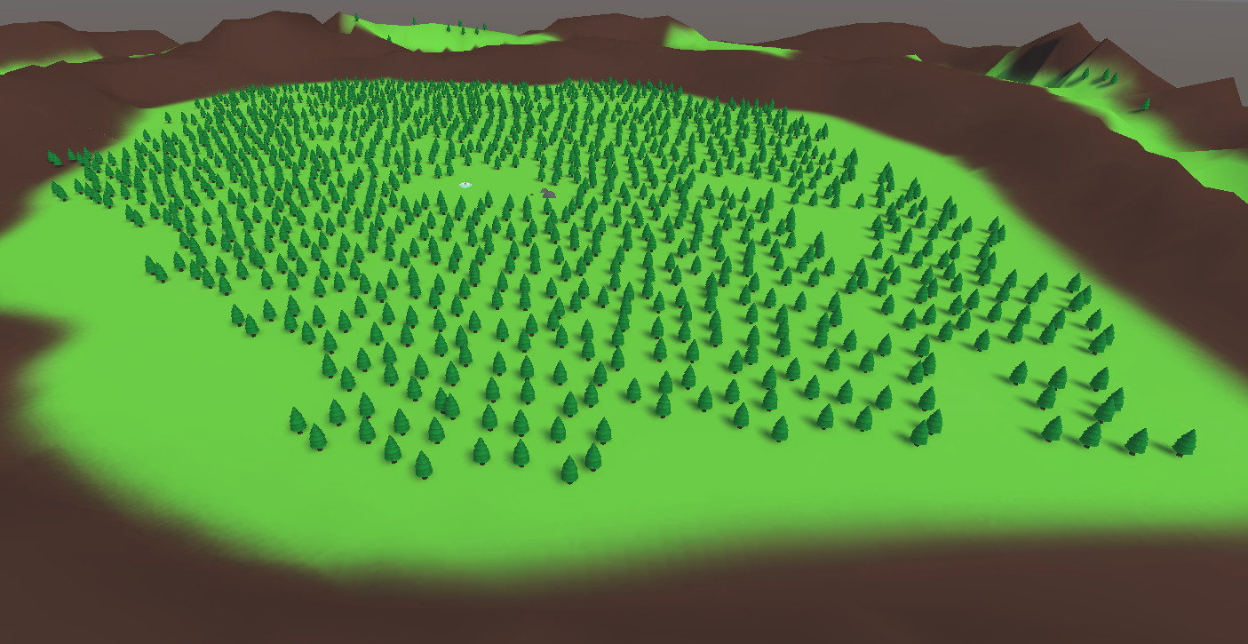 Unity Scene după optimizare