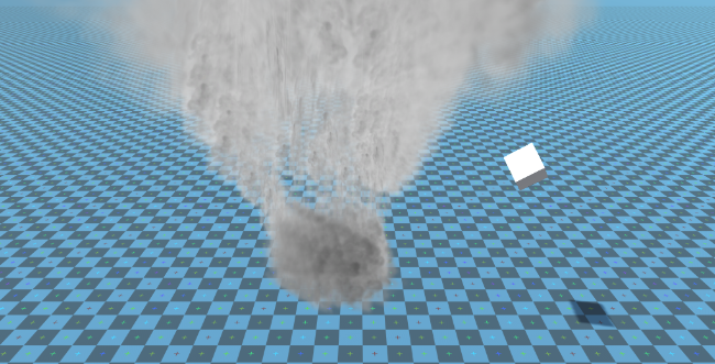 Cubul atras de tornadă.