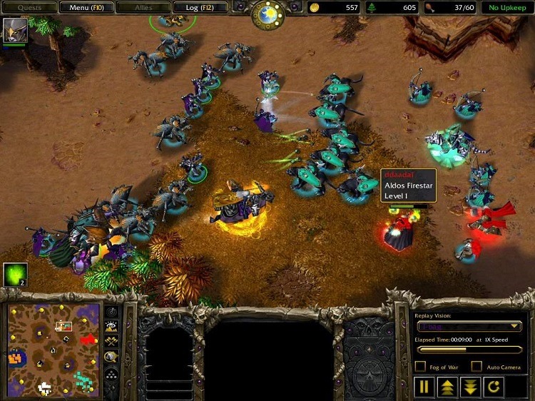 Captură de ecran pentru jocul Warcraft 3